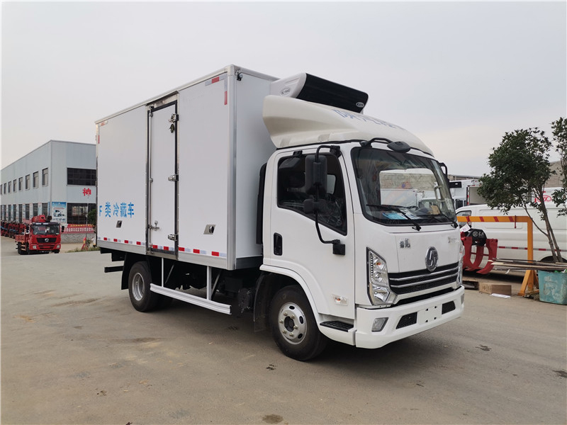 國六陜汽德龍K3000藍(lán)牌冷藏車